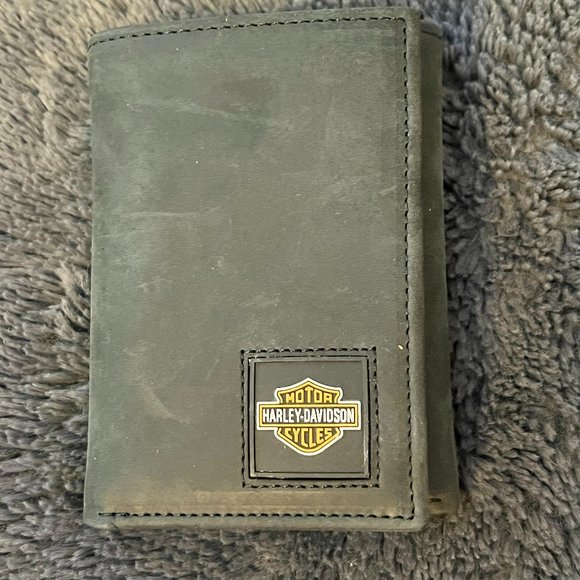 Harley-Davidson Other - HARLEY DAVIDSON MEN'S TRIFOLD LEATHER WALLET